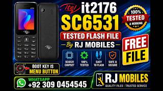 it2176 Itel SC6531 Flash File & Boot Key By RJ MOBILES