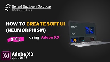 How to create Soft UI (Neumorphism) in Adobe in tamil | Adobe XD#18 | UI/UX Tutorial | EES