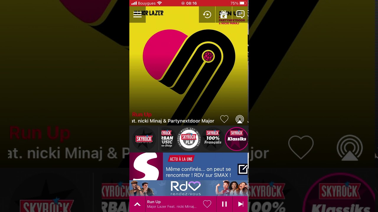 Major Lazer Feat. Nicki Minaj & Partynext - Run Up ( Version Skyrock )