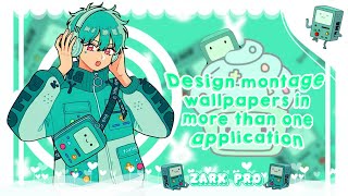 تـصـمـيـم خـلـفـيـاتـ مـونـتـاج بـطـرقـ الـتـطـبـيـقـات الـمـشـهـورة 🌟🎮 #طور_قناتك screenshot 2