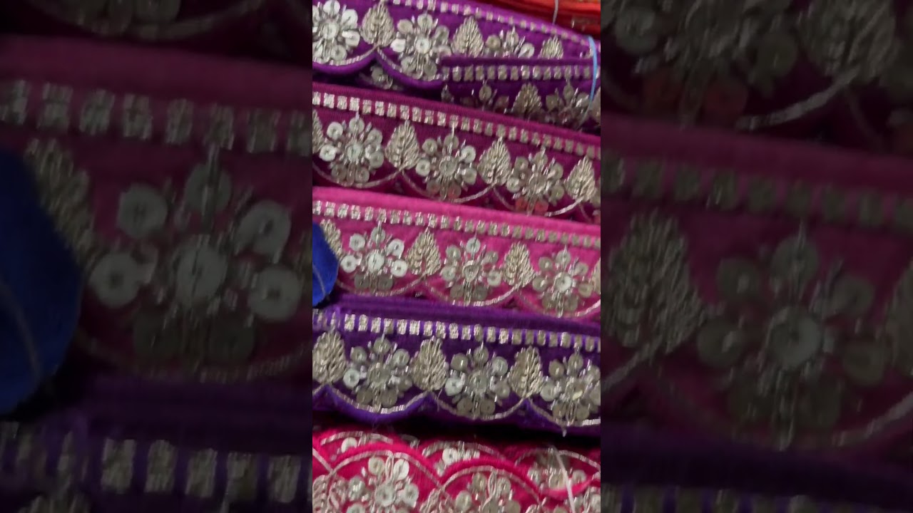 New zari work lace for pattu saree 