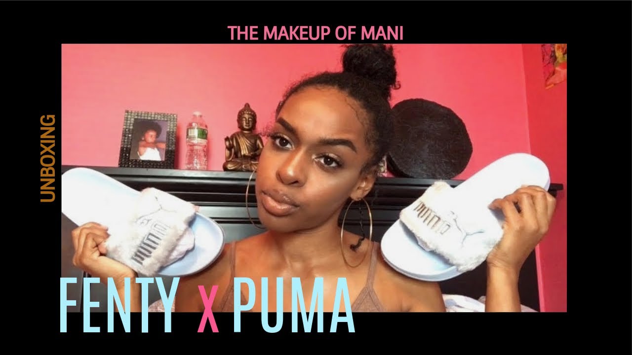 NEW Fenty x PUMA 'fur slides' by Rihanna (Unboxing)