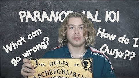 HOW TO USE A OUIJA BOARD / OUIJA BOARDING TIPS (Instruction Video) - PARANORMAL 101