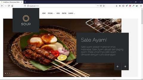 Website Pemesanan Makanan CI4 #Progress1 Kelompok 6