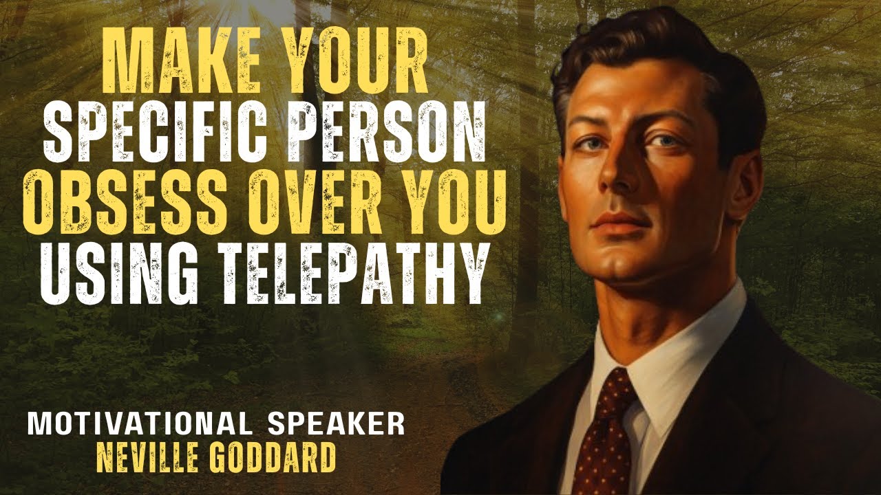 MAKE YOUR SPECIFIC PERSON OBSESS OVER YOU USING TELEPATHY｜｜ NEVILLE GODDARD POWERFUL TEACHINGS
