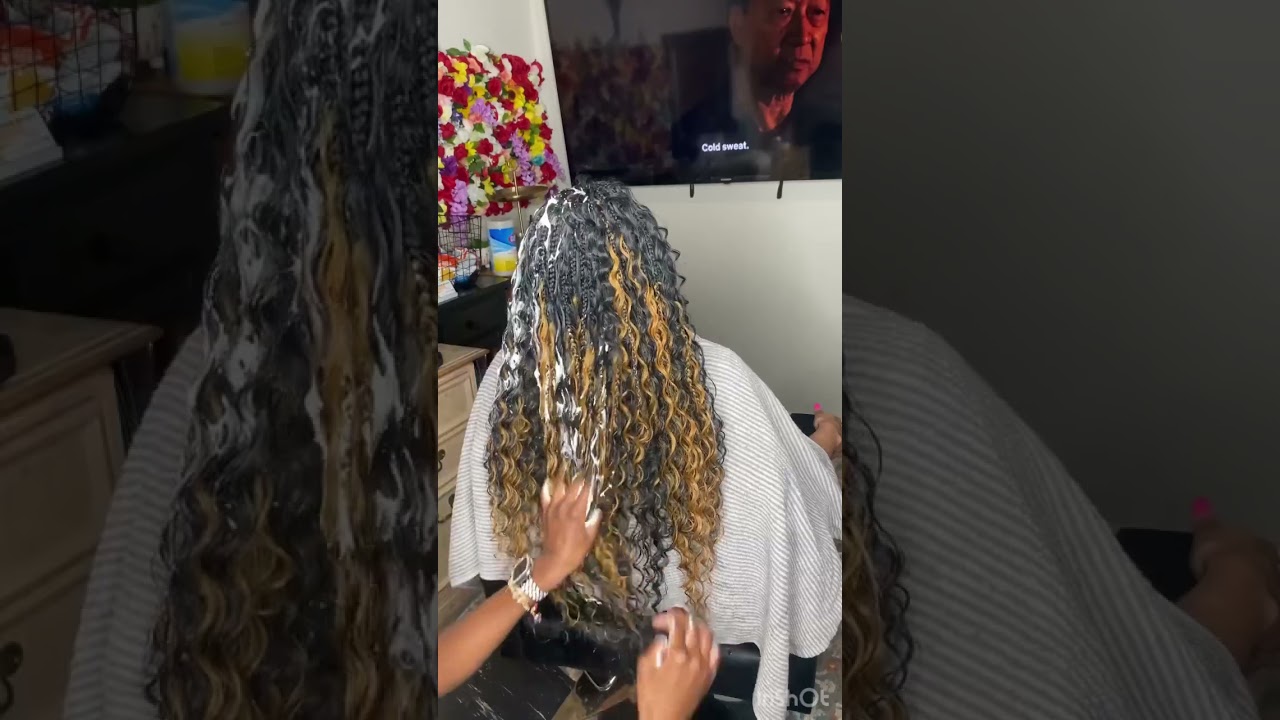 Bohemian braids color 1B and 27 