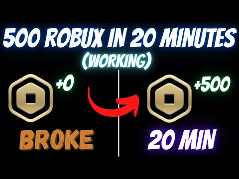 How I MAKE 500 ROBUX in 20 MINUTES from this FREE ROBUX SITE