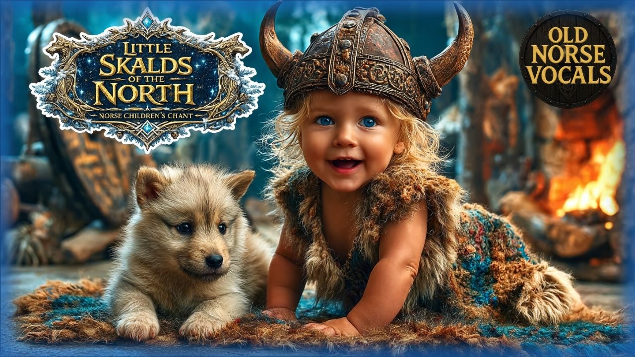 Nordic Viking Music | Old Norse Vocals and the Little Skald's Journey 🐺 Kids Chants