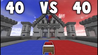 Minecraft Bedwars but 40v40