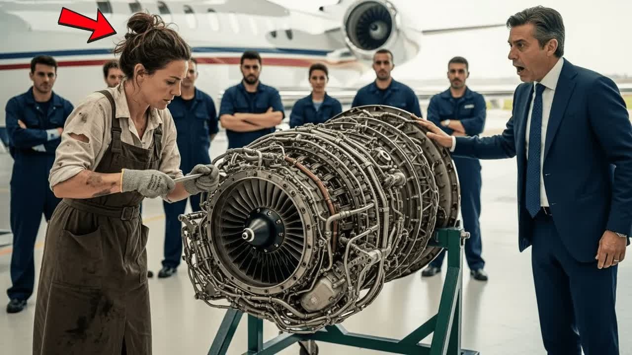 ＂SE ME LO PERMETTI, LO RIPARO＂, Nessuno Riusciva A Riparare Il Motore A Reazione Del Miliardario