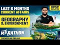 Last 6 months current affairs revision of geography  env  upsc prelims 2024  sudarshangurjar