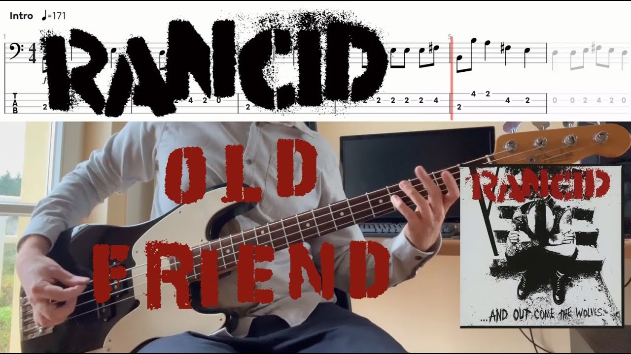 Rancid - Old Friend (Bass Cover & Tabs)
