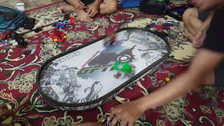 Crush Gear Battle - Garuda Eagle Vs Ragging Bullet Vs Dino Spartan ... Menggila