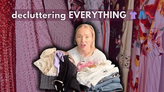 Closet Clean Out 2025 | Decluttering EVERYTHING 😩