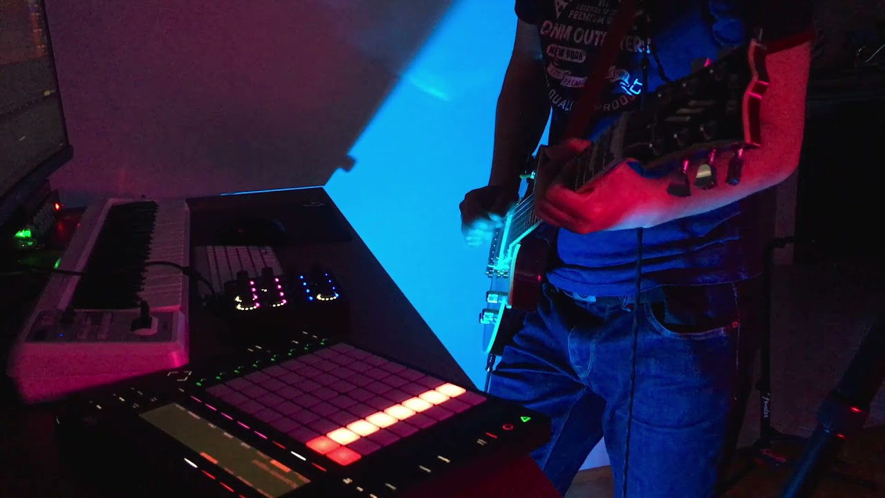 Collab Jam 22 Grandmother, Guitar Looping, Digitakt, Digitone