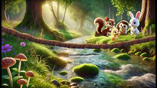 The Friendship Bridge 🌈 | A Heartwarming Kids Story About Friendship & Sharing