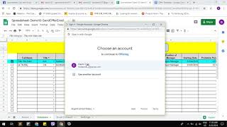 Demo 10 - Use Google Spreadsheet to send offer letter automatically to candidates