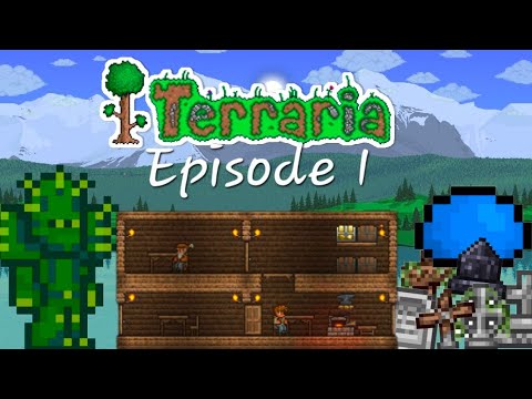 NOOB Plays Terraria | Lets Play Terraria Episode 1 - YouTube