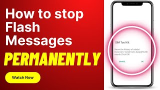 How to stop Airtel Flash Message popup on Android | SIM Toolkit popups | permanently disable screenshot 2