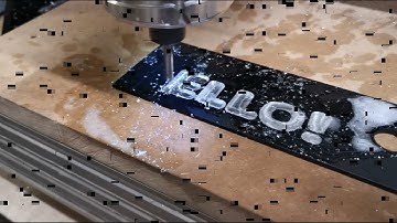 CNC Router 3040 milling test