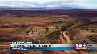 100 Homes receive electricity in Navajo Nation