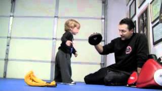 JORDAN LEE CARRILLO 17 months Muay Thai Kick