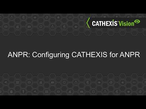 CATHEXISVision ANPR 08: Configuring CATHEXIS for ANPR - YouTube