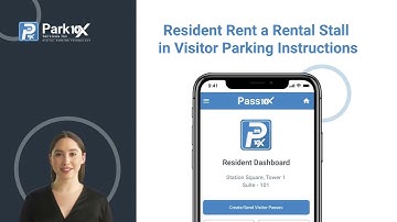 Pass10X Resident Rental Stall in Visitor Parking Instructions