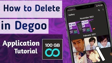 How to Delete Photo & Video Files in Degoo App
