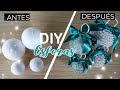 ✅ 2 IDEAS PARA DECORAR Esferas Navideñas 🎄 DIY