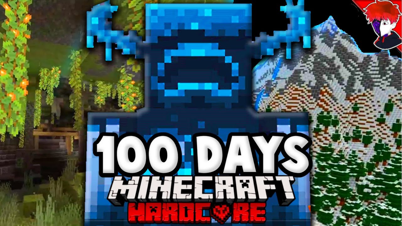 I Survived 100 Days in 1.18 HARDCORE Minecraft...