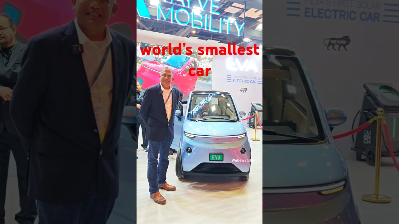 Eva Solar Electric Car – India’s first solar-powered EV that runs without petrol or charging!