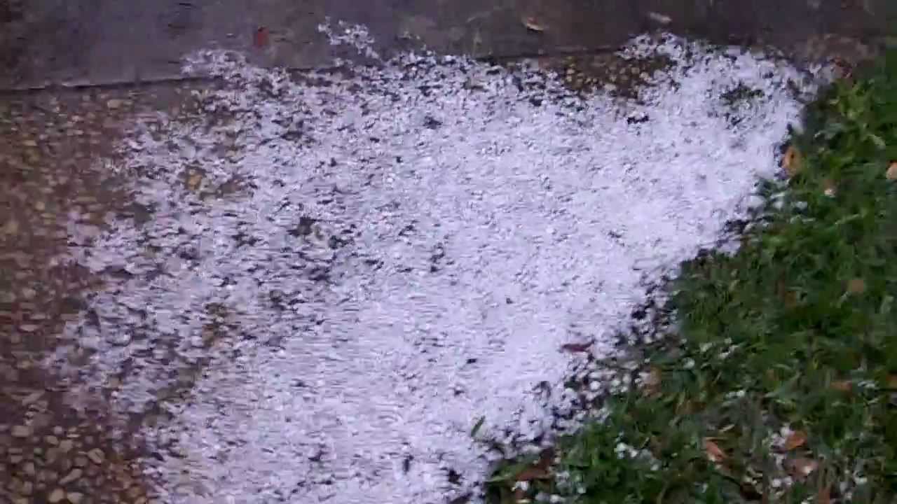 Hailstorm San Antonio/Von Ormy, TX April 3, 2013 YouTube