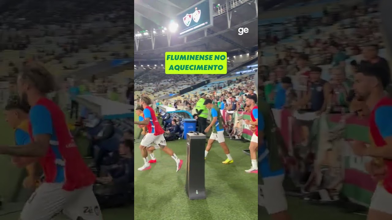 RESENHA DO FLU PARA O AQUECIMENTO NO MARACANÃ | #shorts | ge.globo