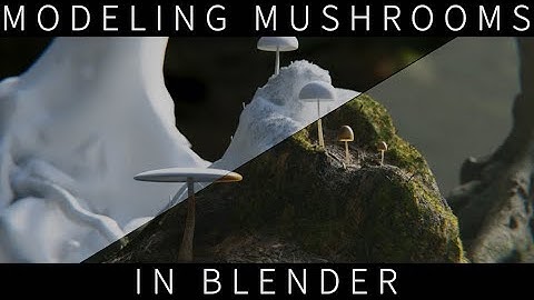 Modeling and Texturing a Mushroom | Hypha | Blender Tutorial