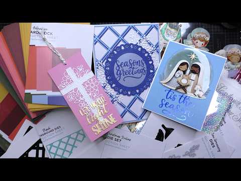 New Diamond Press Essential Items on HSN! Adhesive Paper, 5x7 & Faith Dies, Foil Rub-Ons, Stickers!
