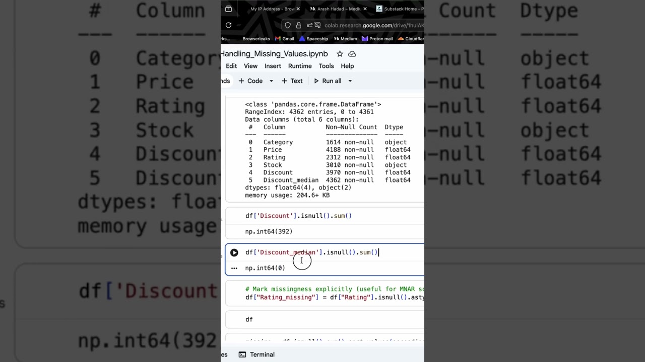 Filling missing values using pandas in Python