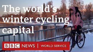 The cyclemad city in Finland that doesn't stop for snow  BBC World Service