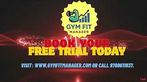 “GymFit Manager —All-in-One Gym Management Software for Membership, Attendance & Billing Automation”