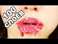 100 СЛОЁВ ЖИДКОЙ ПОМАДЫ НА ГУБАХ! ЧЕЛЛЕНДЖ | CHALLENGE