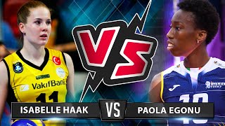 Isabelle Haak vs Paola Egonu | Who is the Best for you ? | Very powerful spikes | WCWC 2019 |