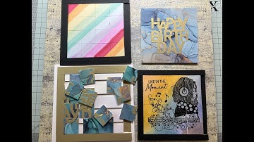 Sliding Puzzle Cards - Square interactive puzzle cards using minimal supplies