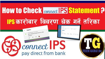 Connect ips को Statement कसरी Check ✔️ गर्ने? Connect ips ko statement check garne tarika #new