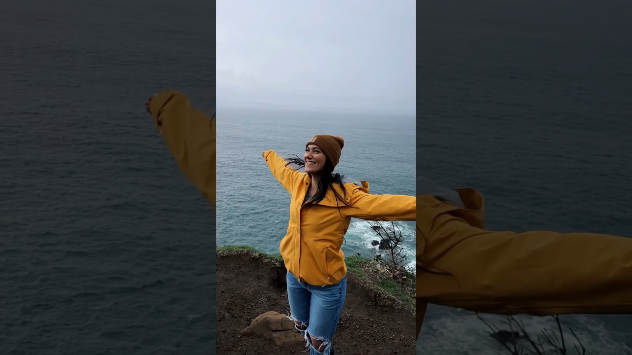 The Oregon Coast in winter 🤍🥹 