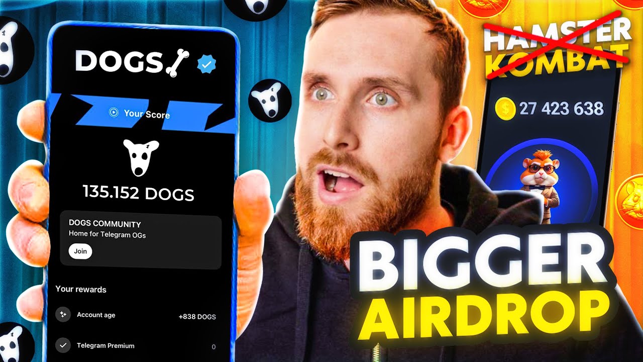 DOGS Telegram NEW FREE AIRDROP Game - NEW Hamster Kombat?