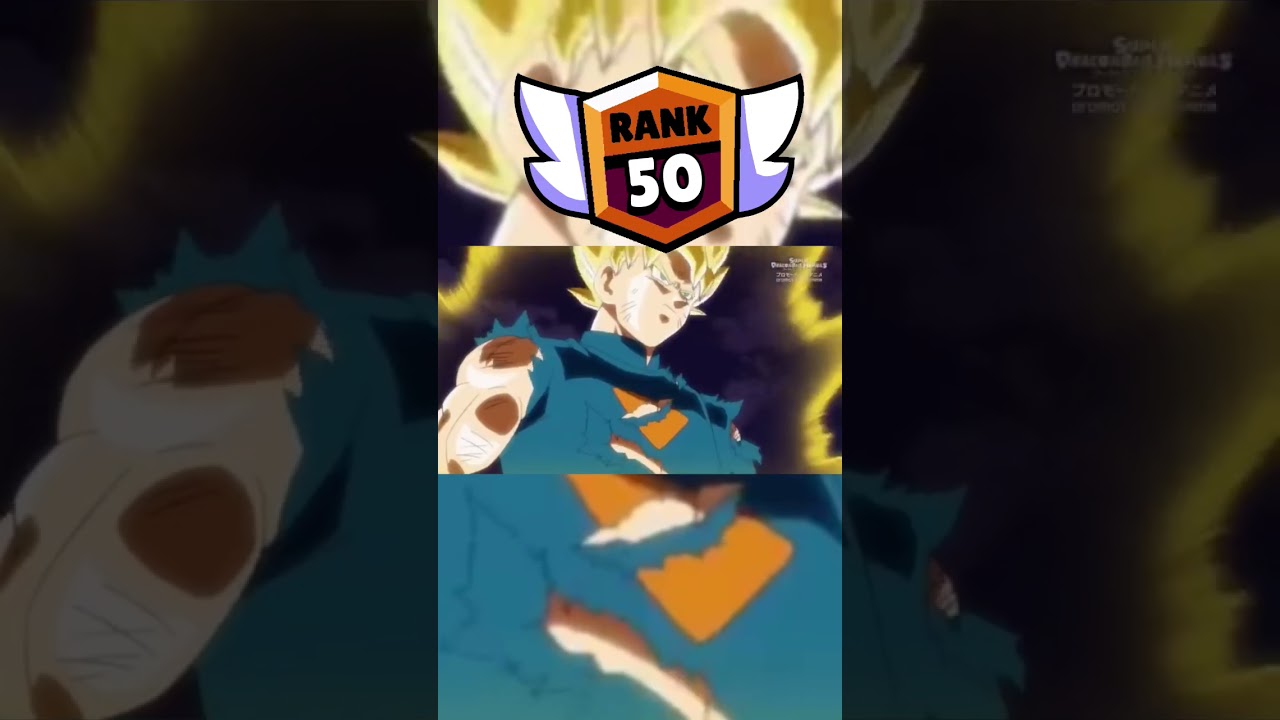 brawl stars rank up goku vs hearts #shorts #superdragonballheroes