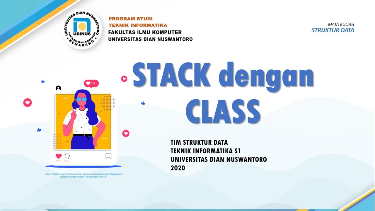 Stack dengan Class - Struktur Data pertemuan ke 8 - YouTube