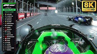 F1® 24 Next-Gen 8k Ray Tracing Graphics!? RTX 4090 PC Gameplay F1 23 Updated Liveries + ReShade Mod!
