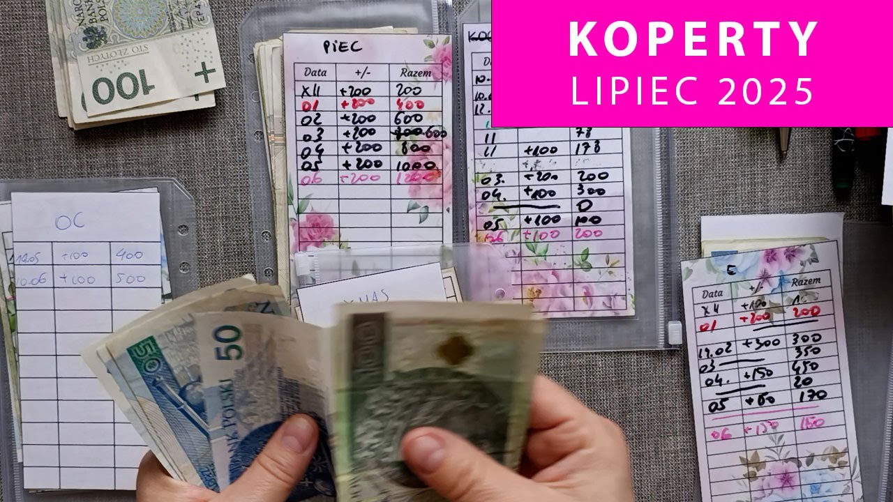 KOPERTY - LIPIEC - 2025 #oszczedzanie #koperty #budżet