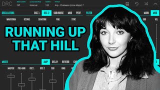 How to make the sounds from Kate Bush 'Running Up That Hill ' with DRC